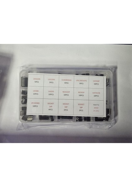 Hatfon Entegre + Soket 15 Çeşit 120 Adet Set (Lm-Ne Serisi) Çantada