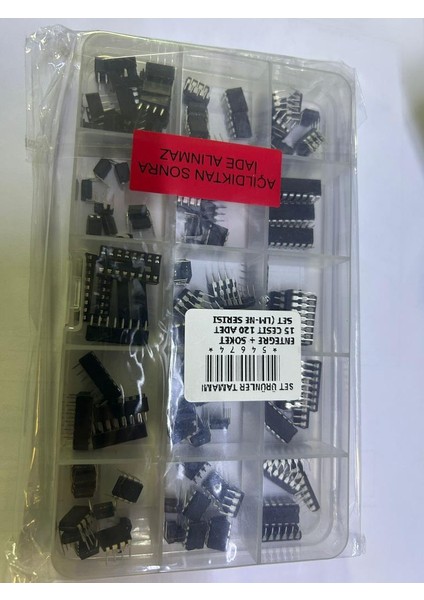 Hatfon Entegre + Soket 15 Çeşit 120 Adet Set (Lm-Ne Serisi) Çantada fiyatları