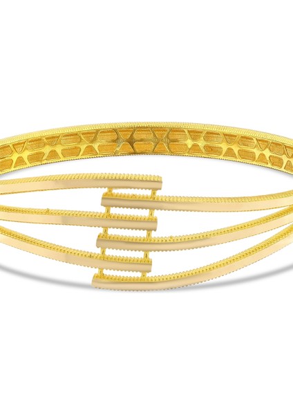 Altın Tasarım Kelepçe - 14K