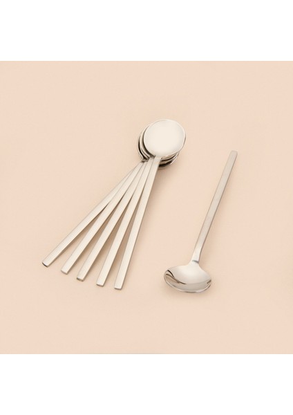 Kosova 6'lı Çay Kaşığı Seti - Inox