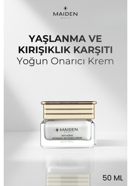 Anti-Aging Etkili Yaşlanma ve Kırısıklık Karşıtı Yoğun Onarıcı Krem 50 ml
