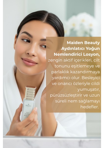 Aydınlatıci, Besleyici Ve Beyazlatıcı Etkili Yoğun Nemlendirici Losyon 100 ml indirimleri