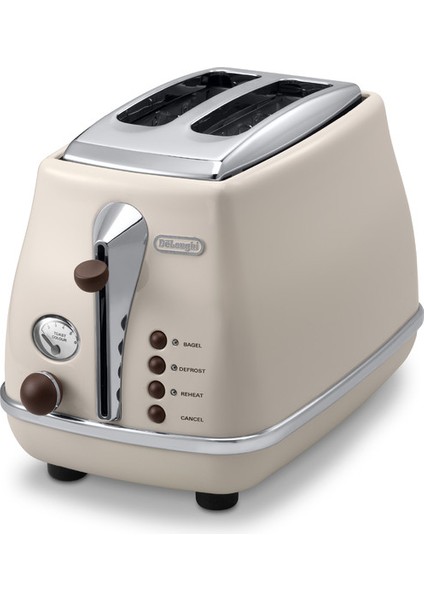 Icona Vintage İki Dilim Ekmek Kızartma Makinesi CTOV 2103.BG