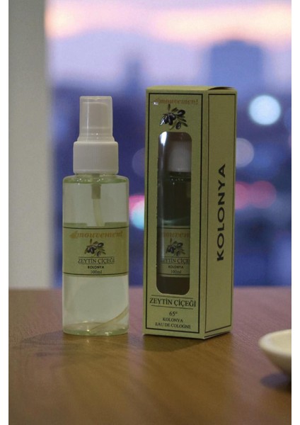 Zeytin Çiçeği 100 ml Kolonya – Yumuşak ve Zarif Bir Doğallık