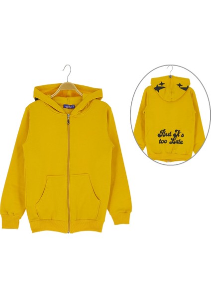 Erkek Çocuk Hırka 2 Iplik Şardonlu Arkası Baskılı