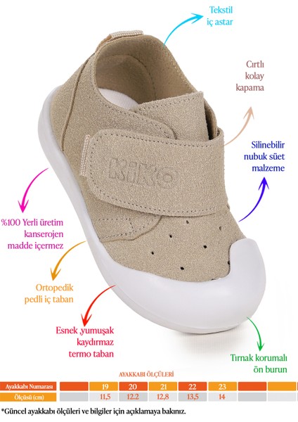 Rosie Ilk Adım Cırtlı Kız Bebek Günlük Ayakkabı fiyatları