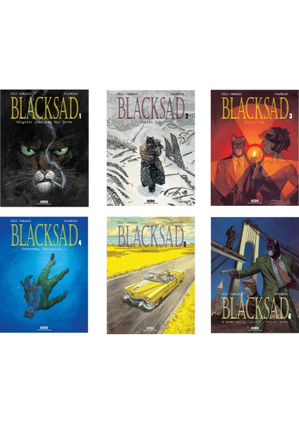 Blacksad 6 Kitap Tam Set - Karton Kapak