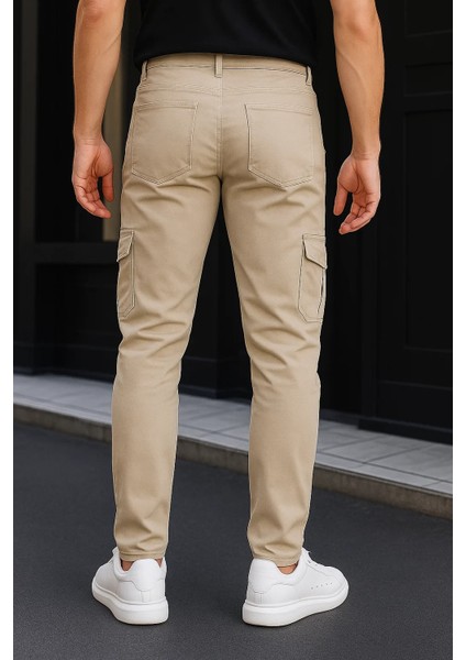 Erkek Günlük Trend Bol Paça Taş Taktik Kargo Pantolon