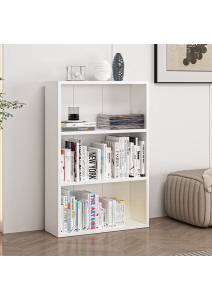 Adel 2 Raflı Kitaplık - Beyaz