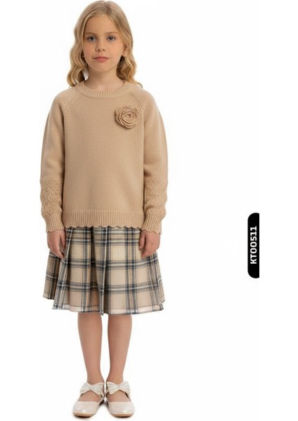 Kız Çocuk Elbise 3-12 Yaş 4065