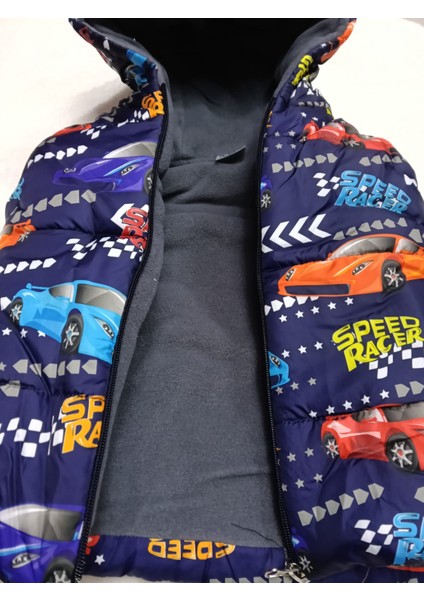 Araba Desenli Erkek Çocuk Kapşonlu Şişme Yelek fırsatları