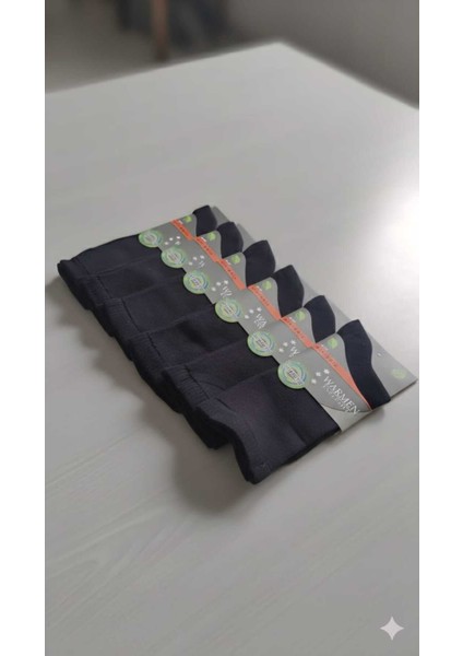 Bambu Erkek Diyabetik Çorap Dikişsiz Burun Hava Aldıran Örgü 6'LI PAKET