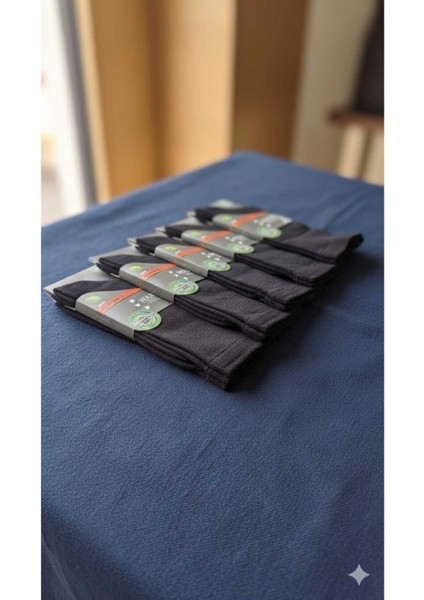 Bambu Erkek Diyabetik Çorap Dikişsiz Burun Hava Aldıran Örgü 6'LI PAKET modelleri