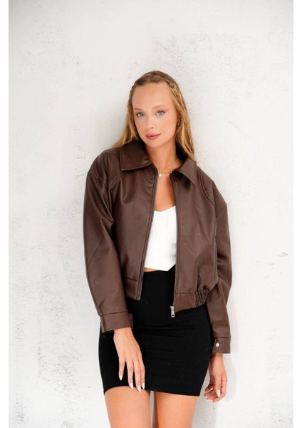 Oversize Basic Deri Ceket - Sokak Modasının Yeni Ikonu fiyatları