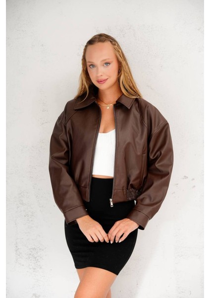 Oversize Basic Deri Ceket - Sokak Modasının Yeni Ikonu modelleri