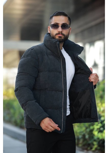 Şişme Kadife Basic Mont