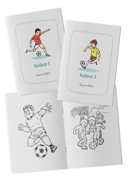 Futbol Boyama Kitabı 2'li Set