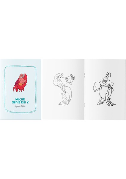 Küçük Deniz Kızı Boyama Kitabı 2