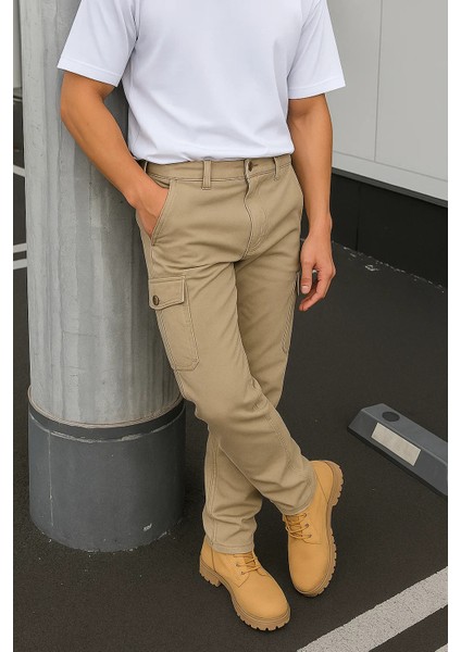 Erkek Trend Günlük Bol Paça Taş Taktik Kargo Pantolon fiyatları