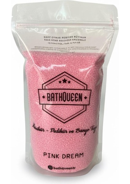 Bathqueen Pink Dream Manikür Pedikür Spa Banyo Tuzu 1000GR (Epsom Salt) fiyatları