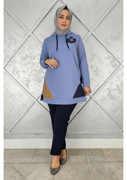Kadın Kombinli Kapüşonlu Tesettür Tunik modelleri