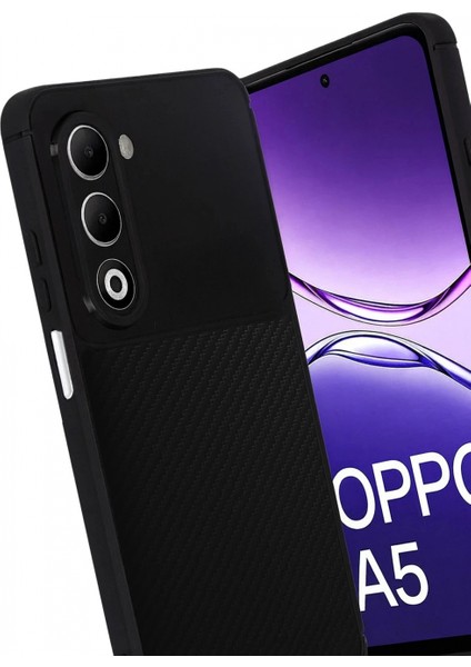 Oppo A5 4G Auto Focus Karbon Kapak - Siyah modelleri