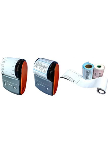 58MM Bluetooth Termal Fiş Adisyon, Makbuz ve Etiket Yazıcı Taşınabilir Kablosuz Yazıcı fiyatları