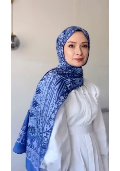 Şüheda'nın Tercihi Night Indigo Comfy Ipek Şal fiyatları