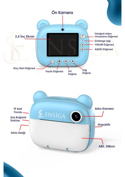 Çocuk Kamerası, Hd Çocuk Video Kamerası 3 Sevimli Hediye Oyunu fırsatları