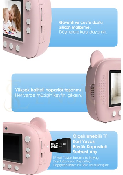 Çocuk Kamerası, Hd Çocuk Video Kamerası 3 Sevimli Hediye Oyunu