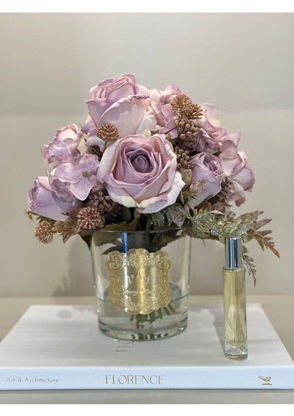 Yapay Güllü Lüx Vazo No:1