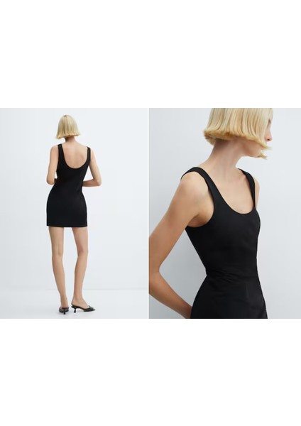 Dekolte Kısa Elbise modelleri