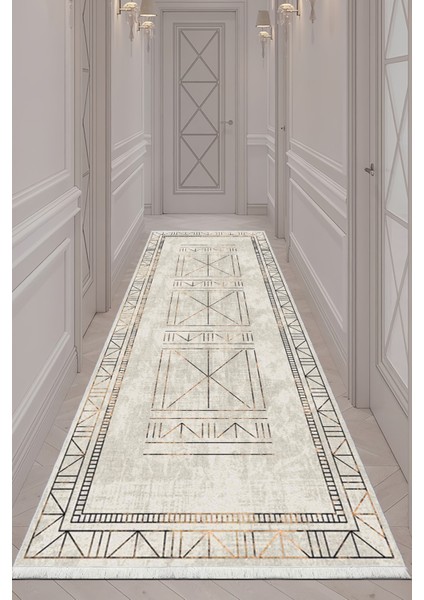 Pamuk Dokuma Taban Kaymaz Yıkanabilir Modern Yolluk Salon Yolluğu Mutfak Yolluğu Koridor Yolluğu Antre Halıları