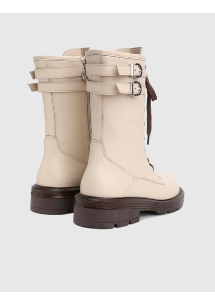 Furball Hakiki Deri Krem Kadın Bot fırsatları