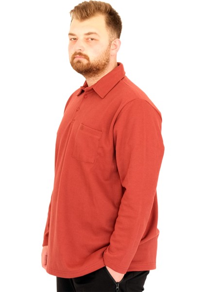 Mode Xl Büyük Beden Tshirt Polo U.kol Cepli 22446 Tarçın fiyatları