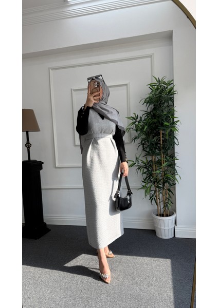 Gri Tüvit Tesettür Jile fiyatları