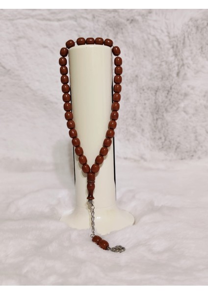 Kahverengi Küre Kesim Toz Kehribar Tesbih indirimleri