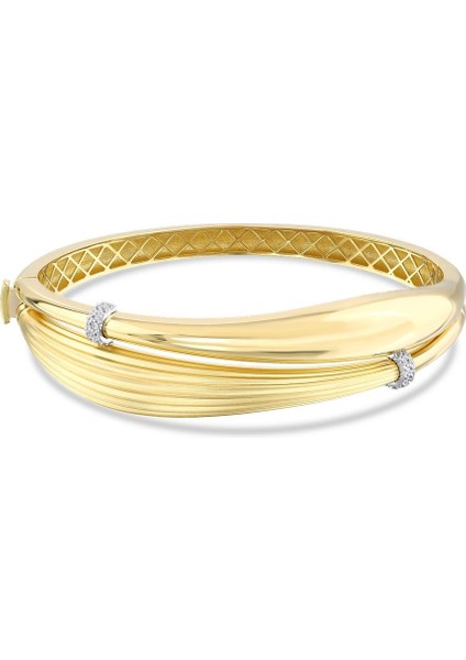 Tasarım Altın Kelepçe - 14K