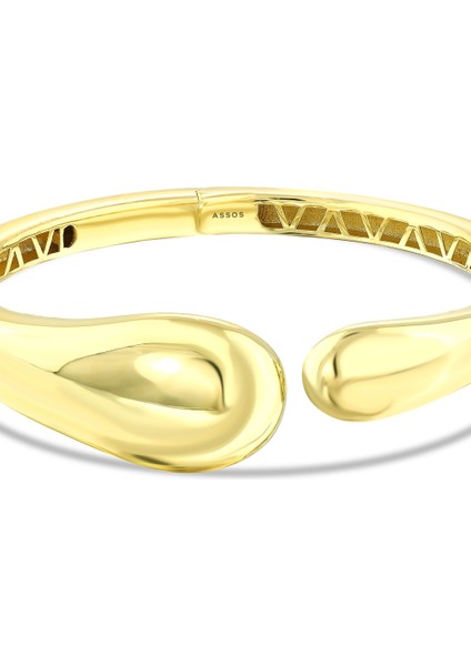 Tasarım Altın Kelepçe - 14K