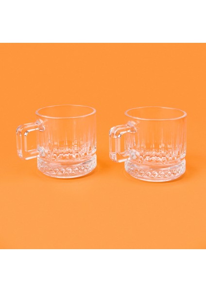 Elysia 2'li Cam Kupa - Şeffaf - 195 ml modelleri