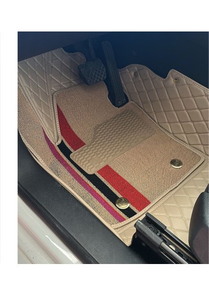 Volkswagen Caddy 2010-2020 Arası Aracına Özel 8d Çift Katmanlı Havuzlu Paspas Takımı