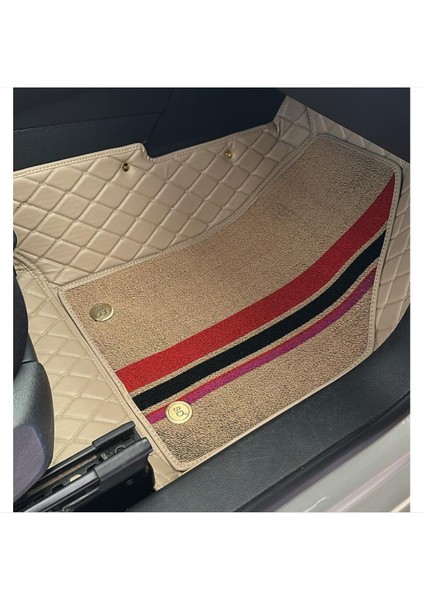 Volkswagen Caddy 2010-2020 Arası Aracına Özel 8d Çift Katmanlı Havuzlu Paspas Takımı modelleri