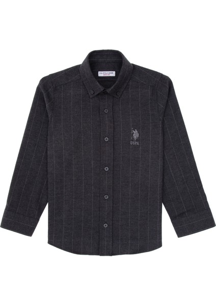 Erkek Çocuk Antrasit Gömlek Desenli 50316670-VR006 modelleri
