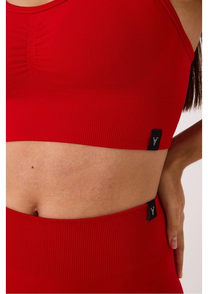 Sally Yüksek Bel Esnek ve Toparlayıcı Seamless Spor Şort modelleri