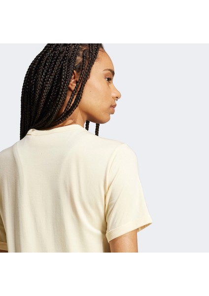 Premium Essentials Kadın Bej T-Shirt.- fırsatları