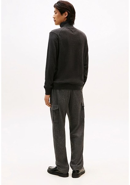 Erkek Regular Fit Kaşmir Karışımlı Balıkçı Yaka Kazak - Koyu Gri modelleri