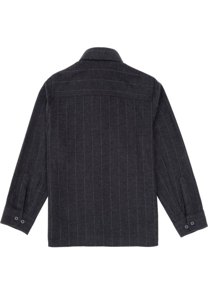 Erkek Çocuk Antrasit Gömlek Desenli 50316670-VR006