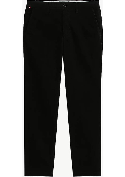 Erkek Denton Düz Paça Kadife Pantolon - Siyah indirimleri