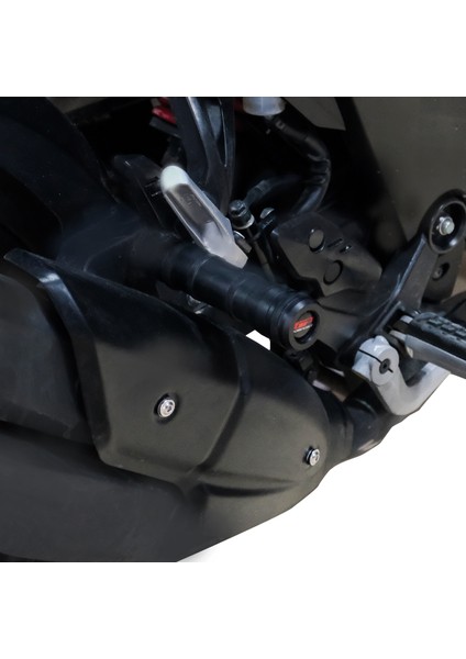 Tvs Apache Rtr 200 2022-2024 Uyumlu Egzoz Koruma Takozu Siyah modelleri