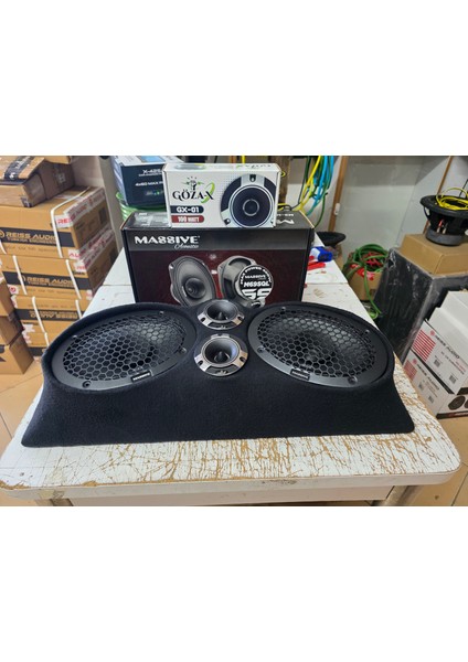 1 Adet Üniversal Pandizot 1 Takım Oval Midrange 100 Rms 1 Takım 10 cm Dom Tiz 50 Rms Hazır Paket fırsatları